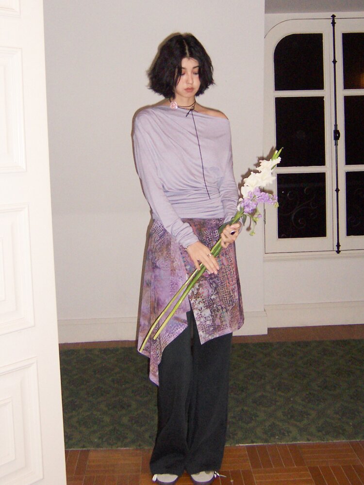 Twilight Printed Bell Bottoms【s0000015456】