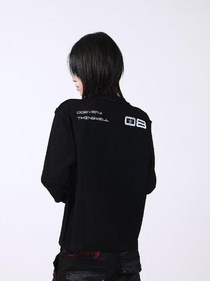 Slogan Cotton Linen Long Sleeves【s0000018193】