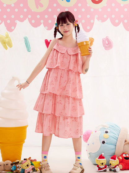 Animal Angel Pink Cake Halter Dress【s0000013192】