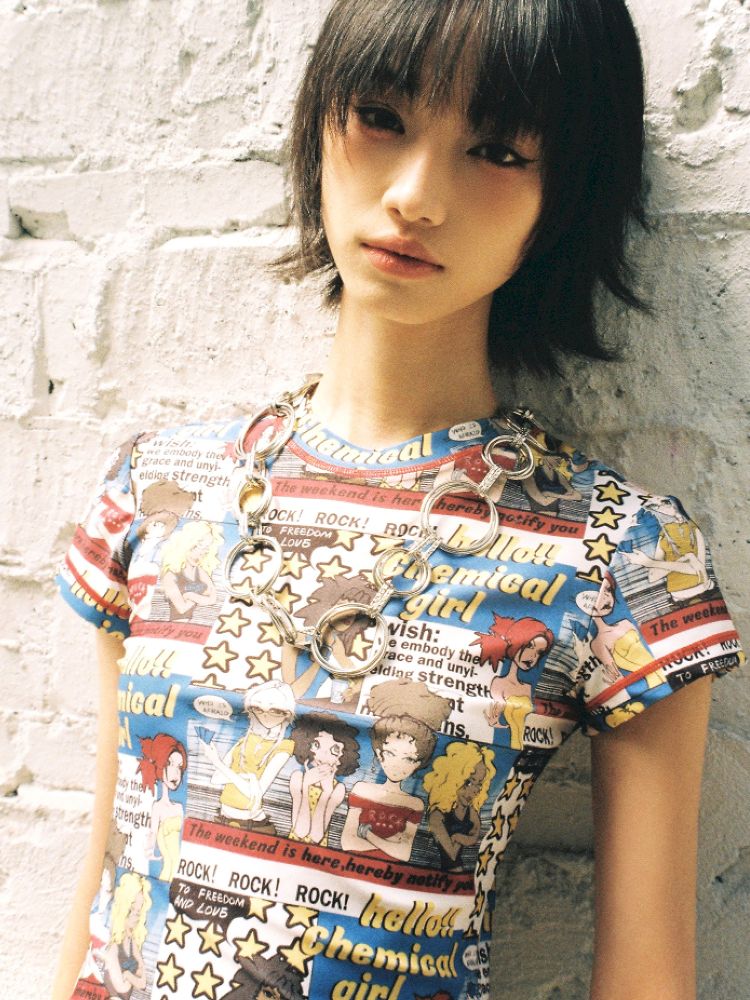 Manga Full Print Cake Dress【s0000012420】