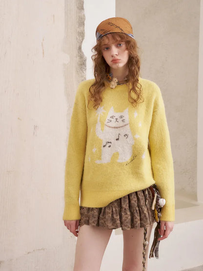 Relaxed-Fit Soft Pullover Knit Sweater【s0000014054】