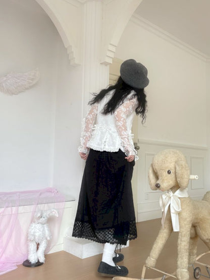 Bottom Long Half Skirt【s0000010883】