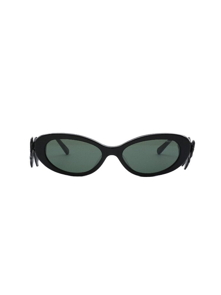 Detachable Bow Cat Eye Sunglasses【s0000017910】