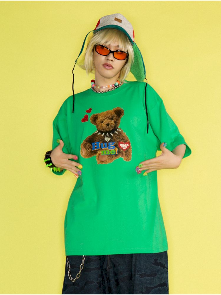 Dopamine Street Hip Hop Loose T-Shirt【s0000012459】