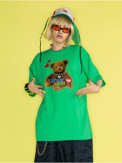 Dopamine Street Hip Hop Loose T-Shirt【s0000012459】