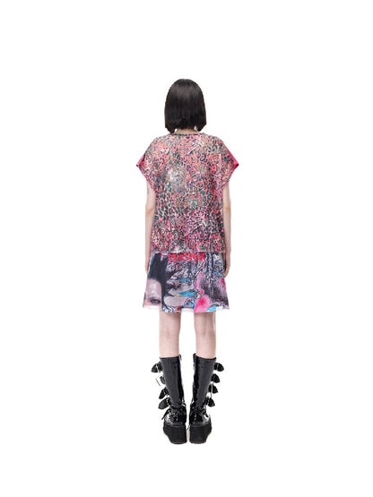 Portrait Patchwork Plaid Mini Skirt【s0000017726】