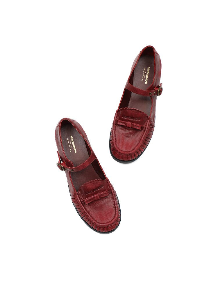 Vintage Mary Jane Loafers【s0000017904】