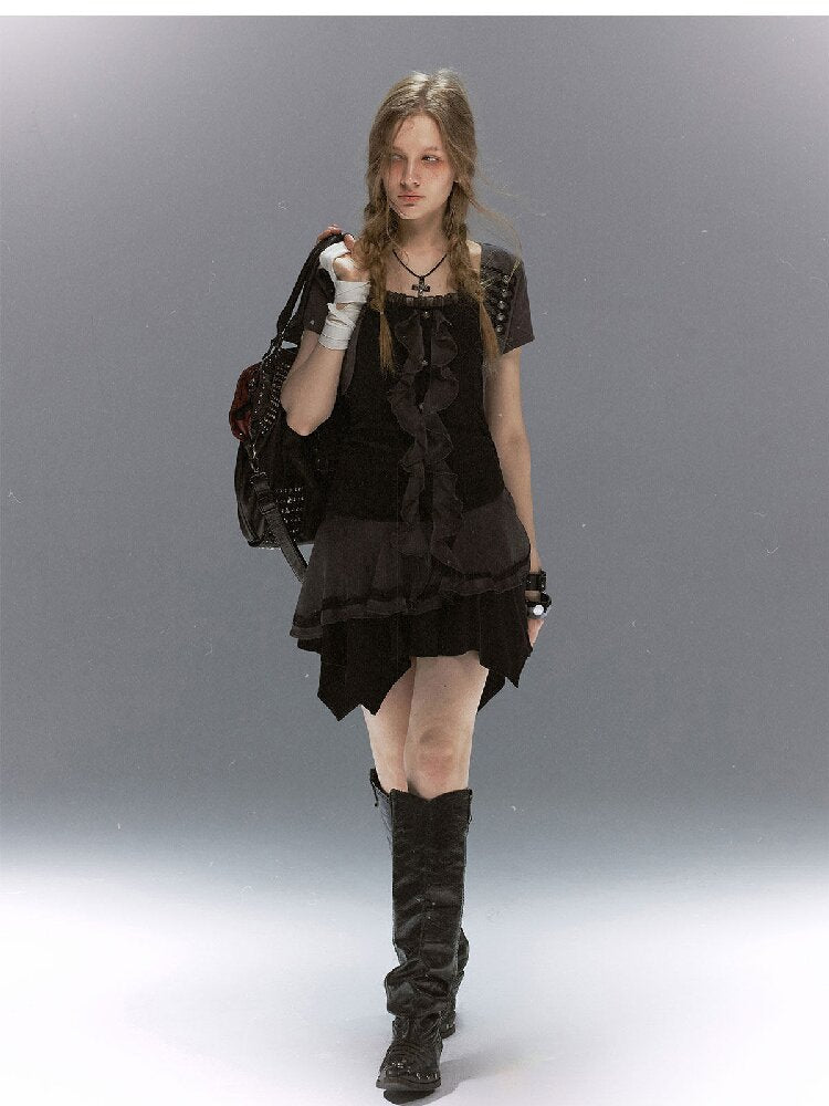 Knight of the Castle Lace Dress【s0000017048】
