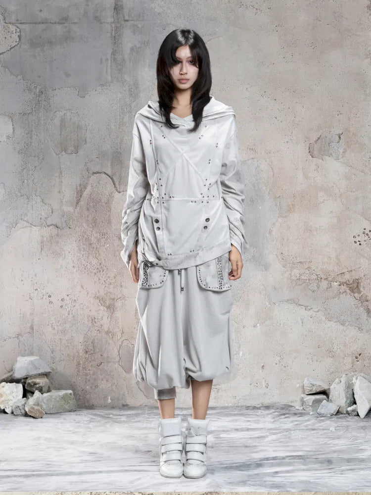 Color-Blocked Oversized Sweatshirt【s0000014135】