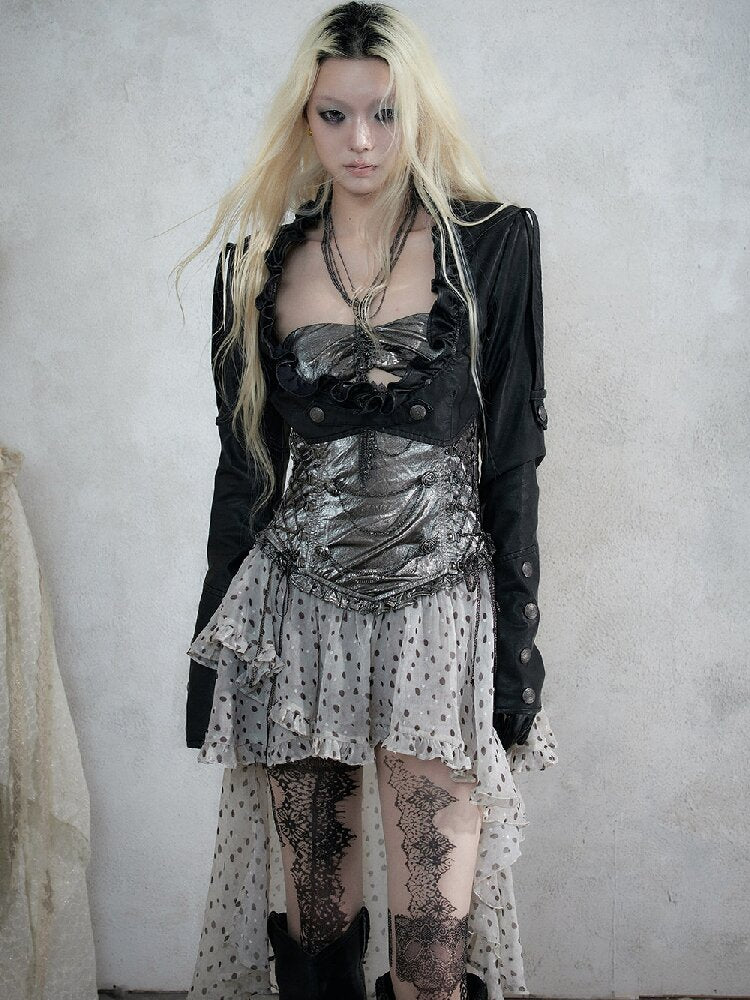 Baroque Napoleon Leather Jacket【s0000017992】
