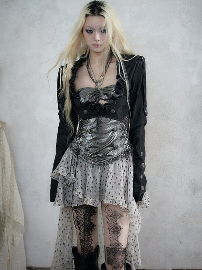 Baroque Napoleon Leather Jacket【s0000017992】