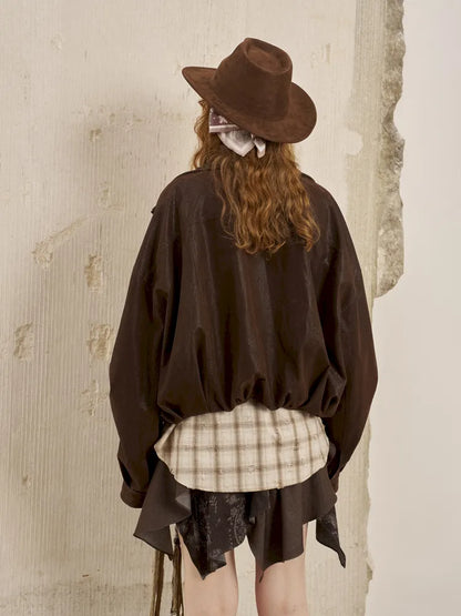 Stand Collar Motorcycle Leather Jacket【s0000014042】