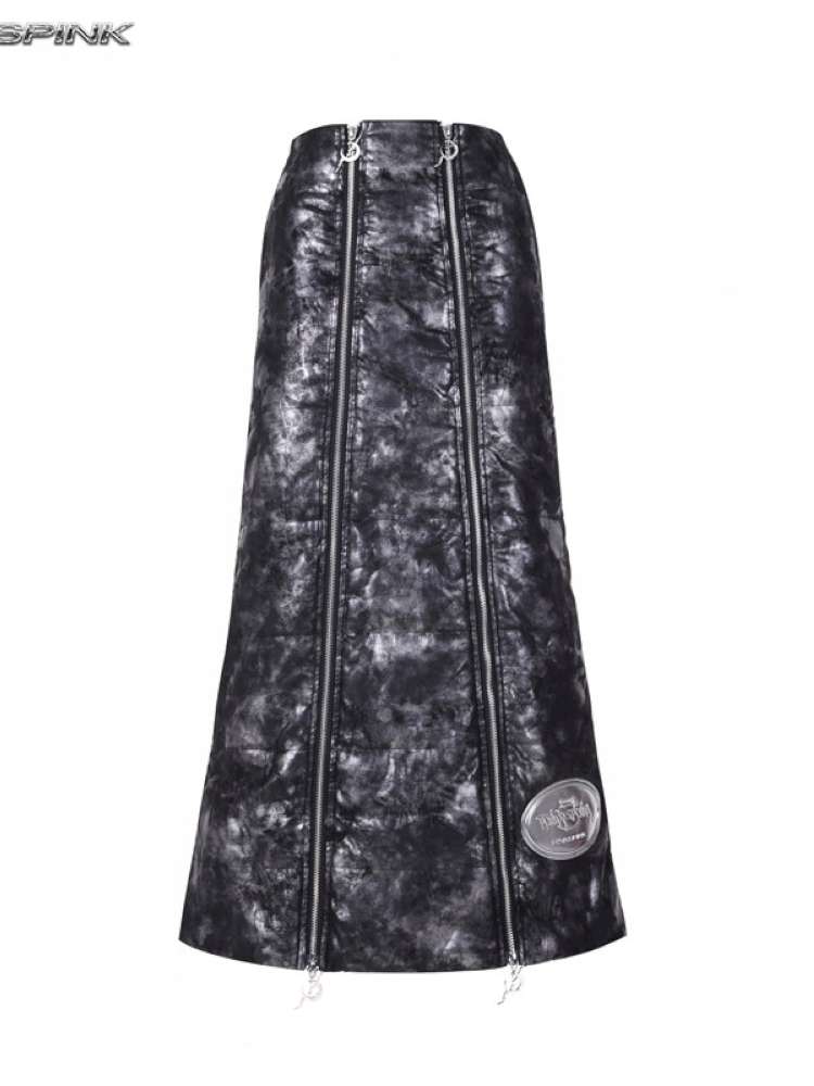 Silver Electric Moon A-line Skirt【s0000015135】