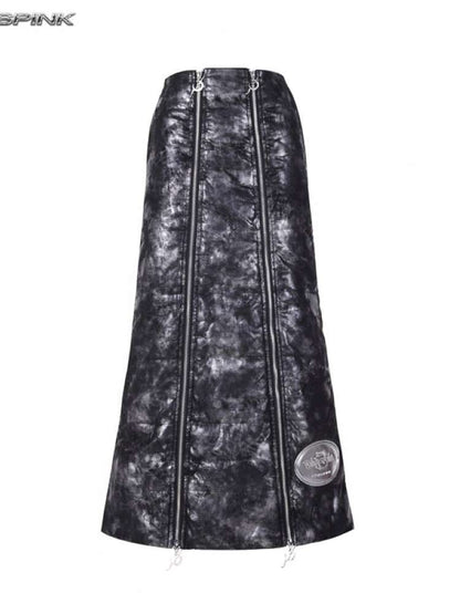 Silver Electric Moon A-line Skirt【s0000015135】