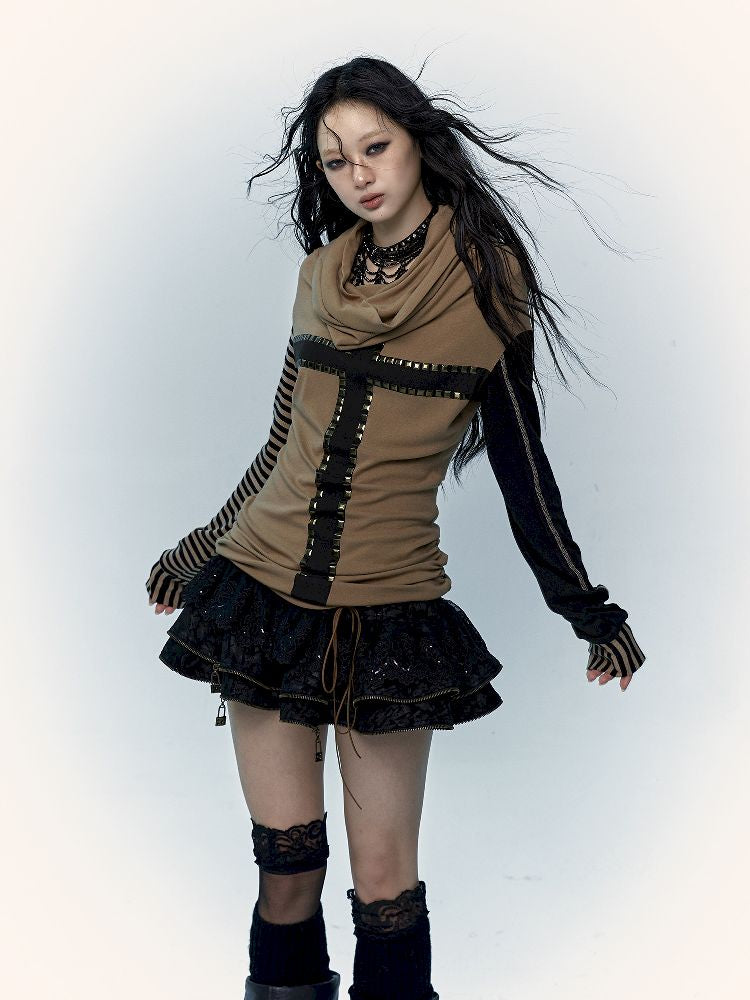 Striped Long Sleeve T-Shirt【s0000011216】