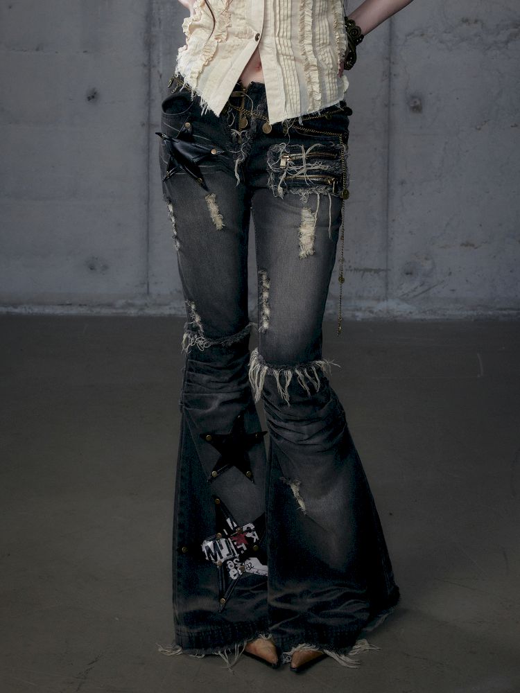 Micro Slim Washed Jeans【s0000013474】