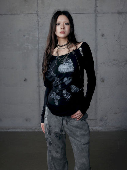 Long Sleeve Knit Bottom Shirt【s0000013465】