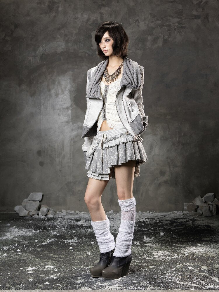 Stacked Collar Sweatshirt Jacket【s0000015952】