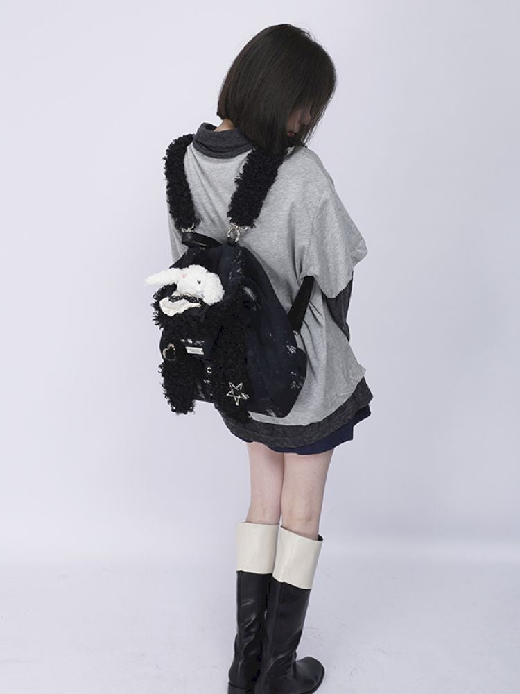 Setting rabbit ears shoulder bag 【s0000013725】