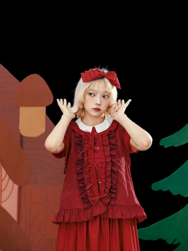 Embroidered Floral Headpiece Vest【s0000013934】