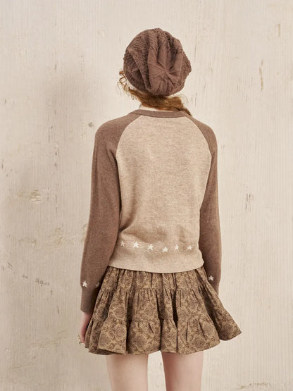 Slim-Fit Long-Sleeve Knit Cardigan Jacket【s0000014041】