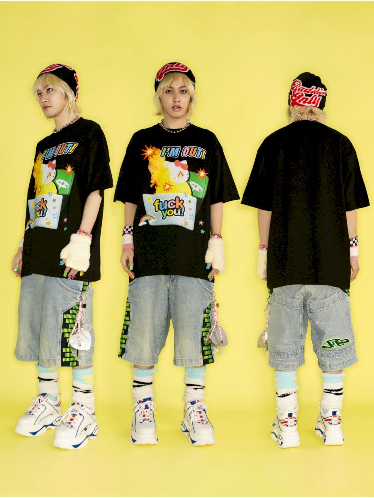 Street Hip Hop Loose T-Shirt【s0000012460】