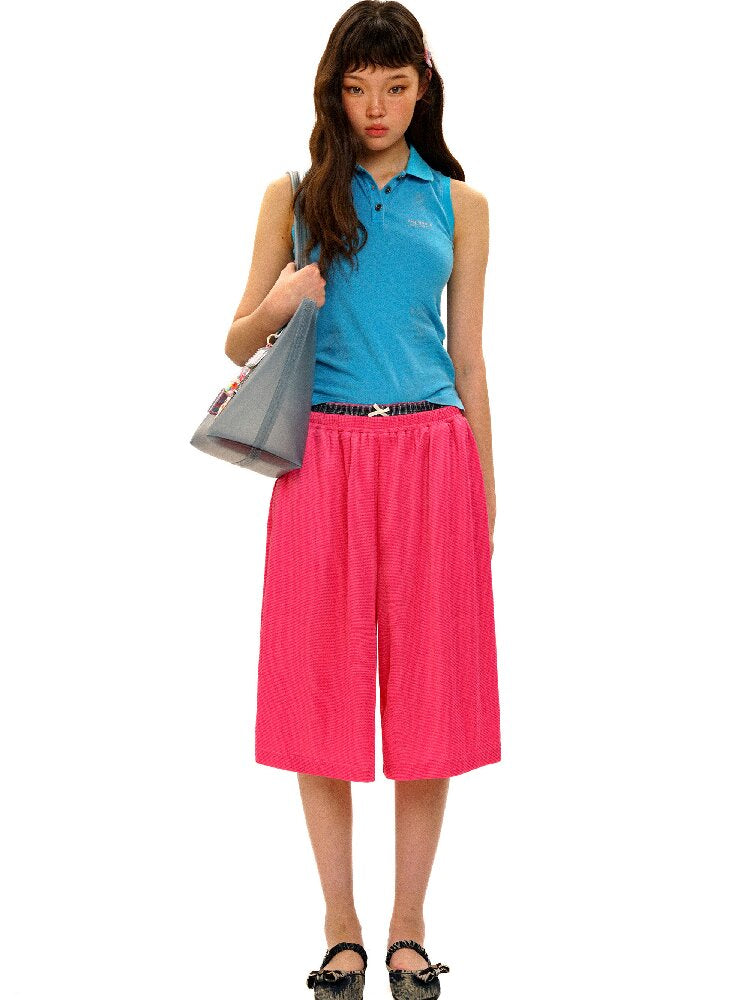 Fake Two-Piece Mesh Shorts Pants【s0000017421】