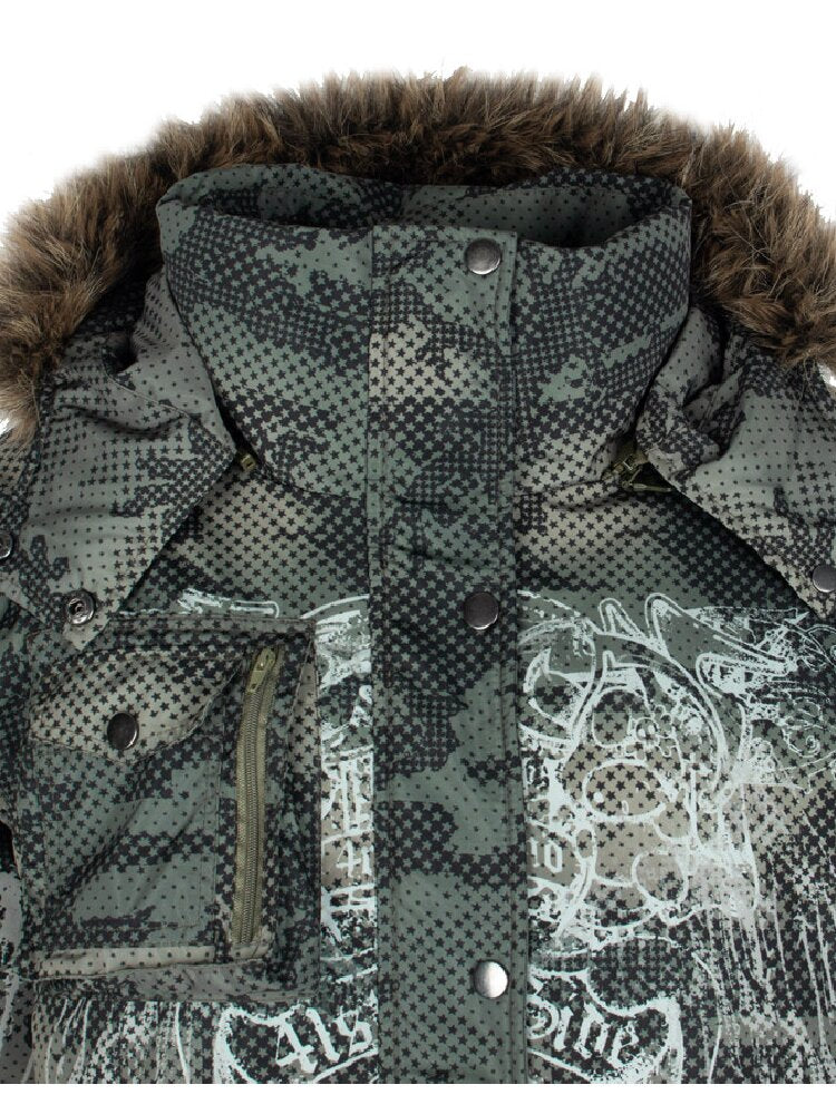 Vintage Pattern Star Duck Down Jacket【s0000018069】