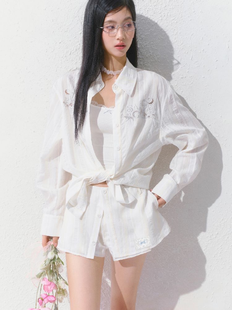 Slim inner suspenders two-piece suit【s0000012141】