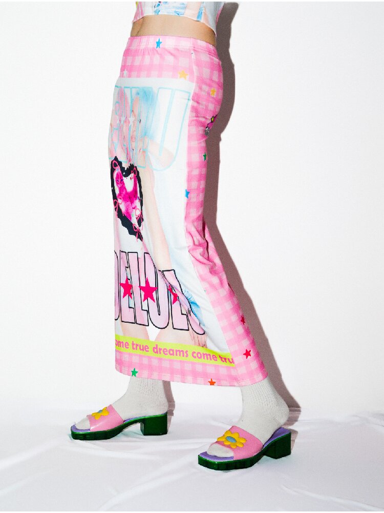 Reversible American Print Skirt【s0000016699】