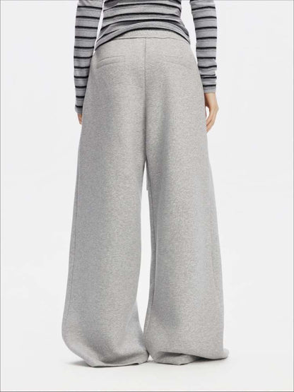 American Scimitar Drape Wide-Leg Slacks【s0000014877】