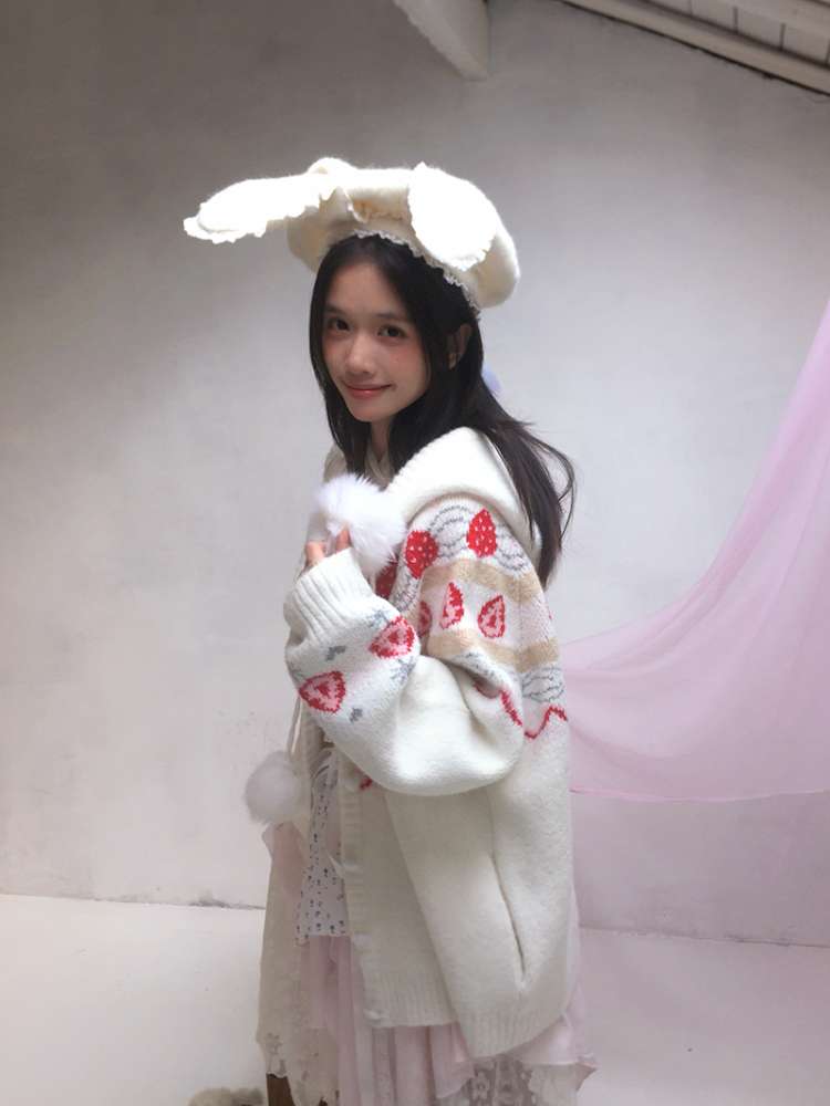 Mohair Knit Cardigan Jacket【s0000014533】