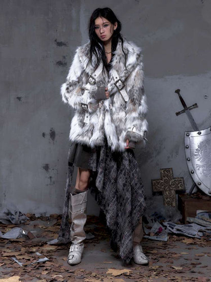 Eco-Friendly Faux Fur Coat【s0000014479】