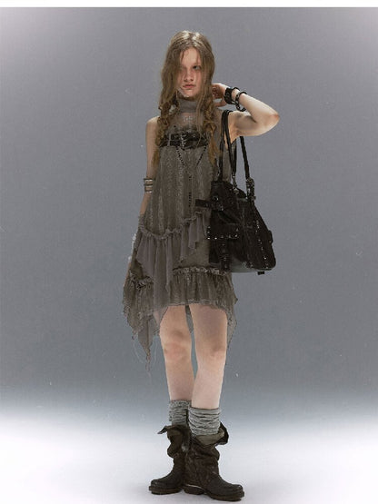 Lace Armor Embroidered Sundress【s0000017043】