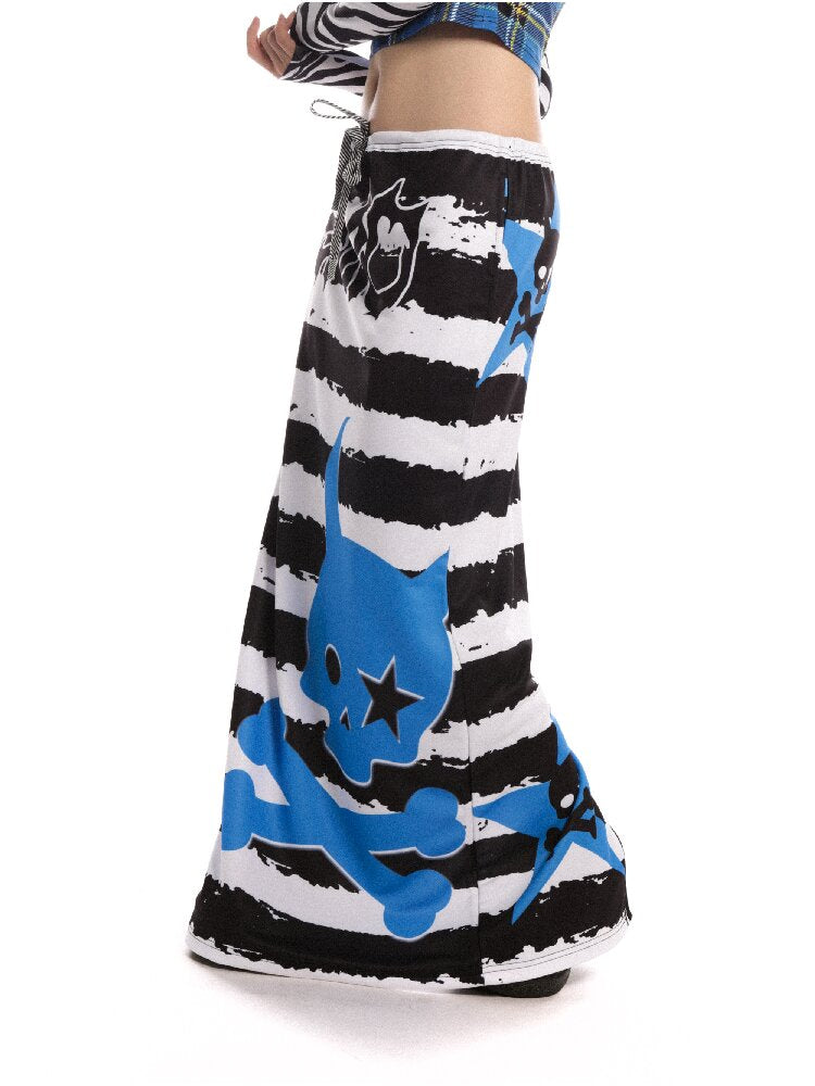DeadEndKids Retro Print Long Skirt【s0000019126】