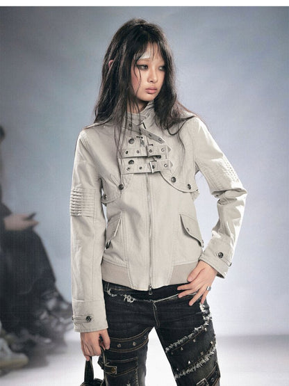 Washed Reconstructed Short Jacket【s0000015452】