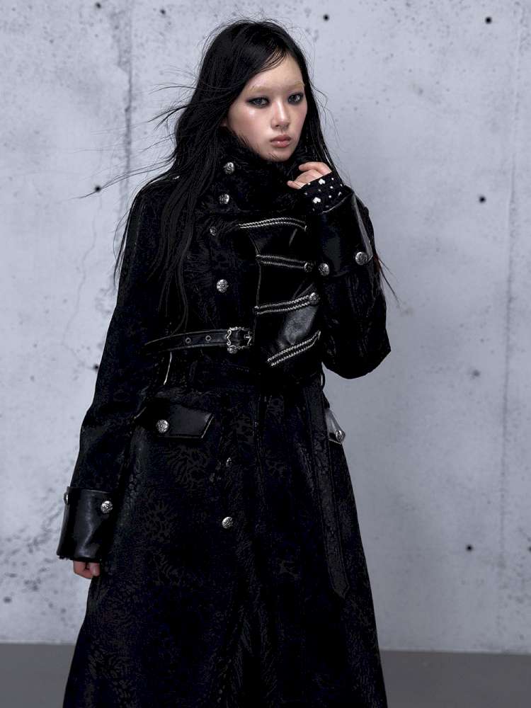 Dark Court Leopard Suede Fur Coat【s0000014925】