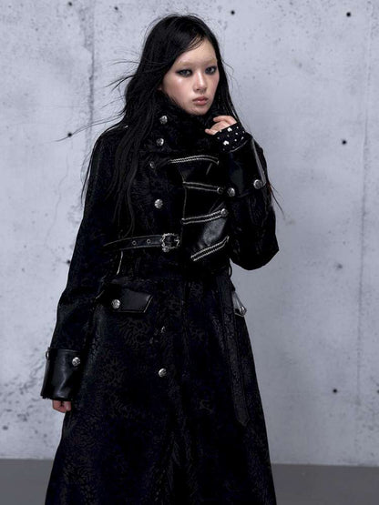 Dark Court Leopard Suede Fur Coat【s0000014925】