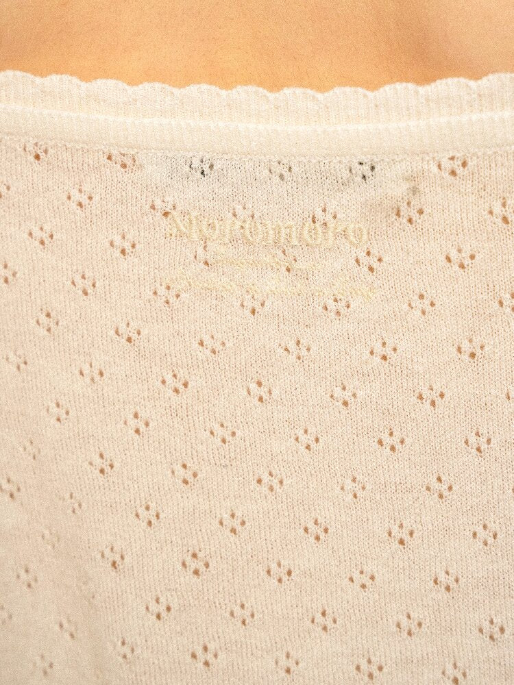 Breathable Lace Knit Top Skirt Set【s0000017442】
