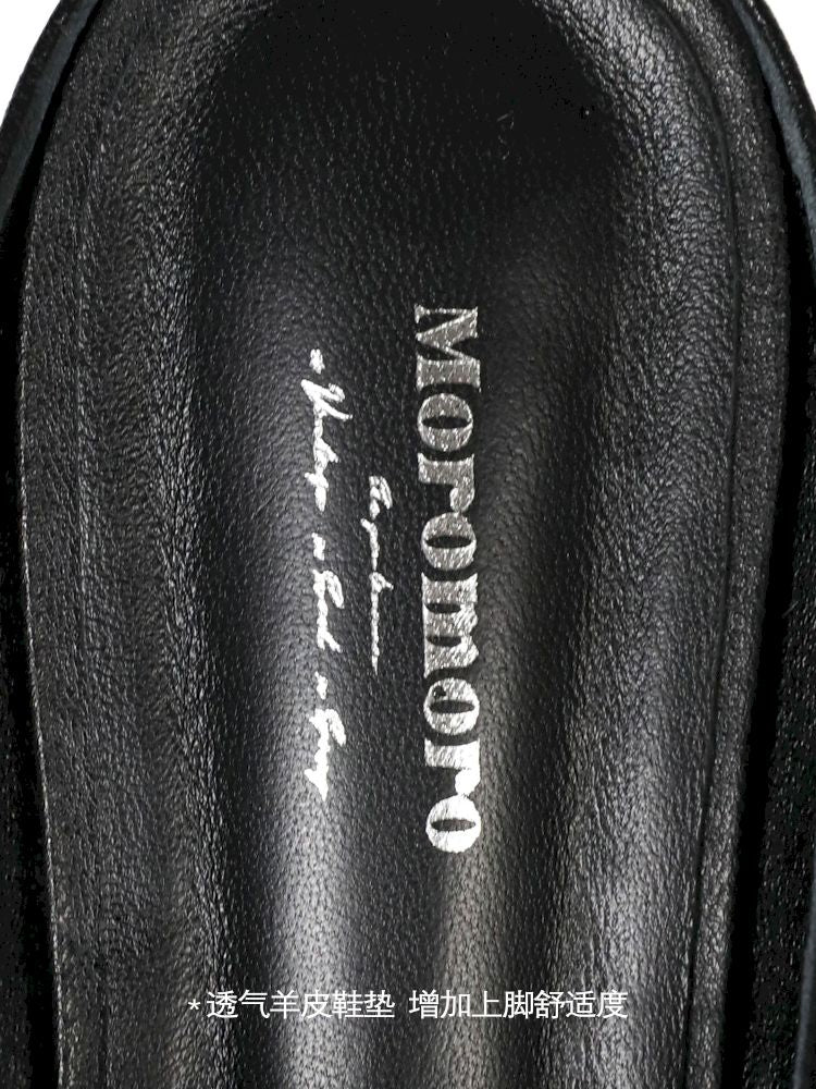 Carved Single Buckle Ballet Shoes【s0000013438】