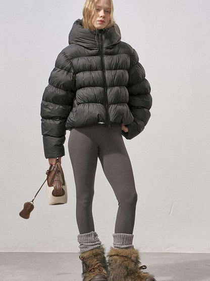 Velvet White Duck Down Jacket【s0000015219】