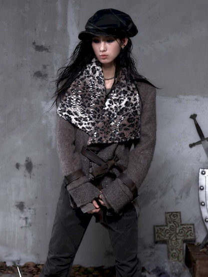 Chanel-Style Reversible Fleece Coat【s0000014462】