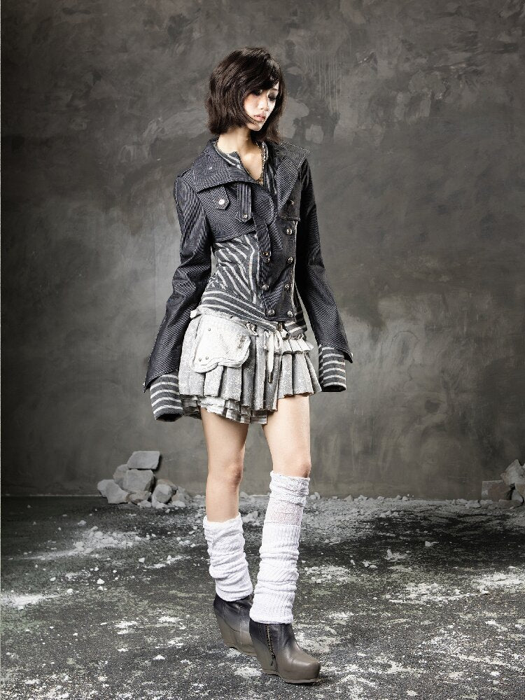 Fake Two Denim Patchwork Jacket【s0000015947】