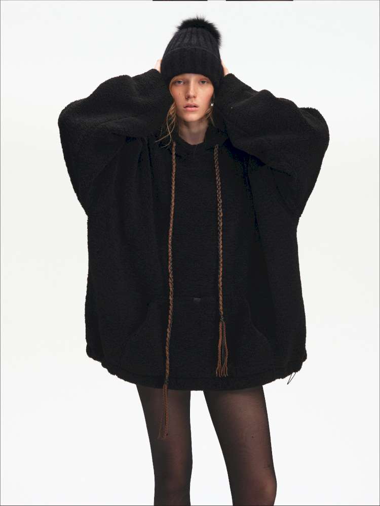 Drawstring Loose Hooded Jacket【s0000015060】