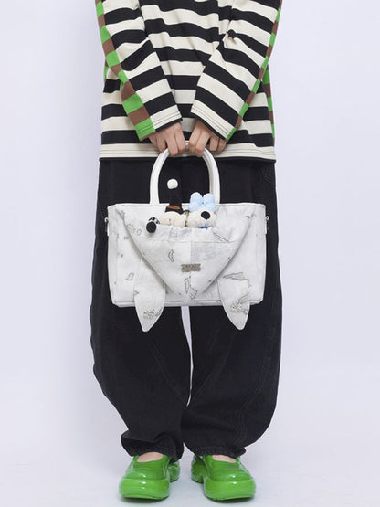 Wild Setting Rabbit Rabbit Tote Bag【s0000013259】