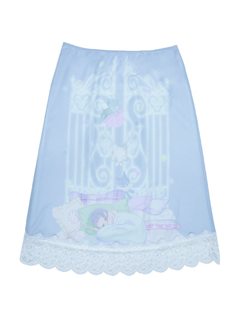Artistic Lace Mesh Half Length Dress【s0000017479】