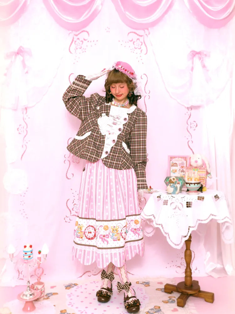 Patchwork Embroidered Tea Break Blazer【s0000014160】