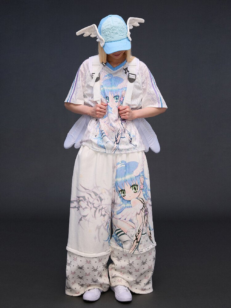 Big Eye Embroidered Angel Cap【s0000017294】