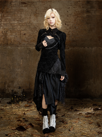 Ultra Short Long Sleeve Outerwear【s0000018379】
