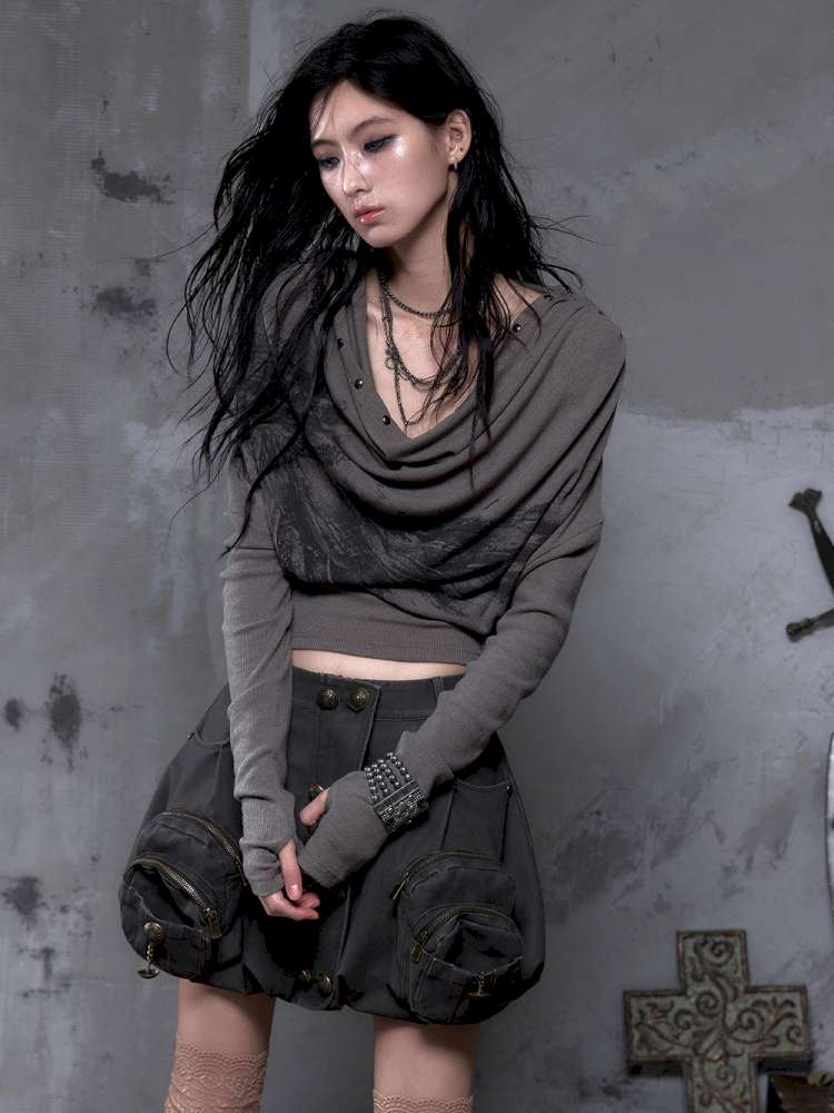 Long-Sleeve Knit Base Layer Top【s0000014466】